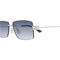 Napoli - Corso Giuseppe Garibaldi 197 - Occhiali da sole Bottega Veneta Uomo BV1126S005-SILVER-SILVER-BLUE58 - BV1126S005-SILVER-SILVER-BLUE58